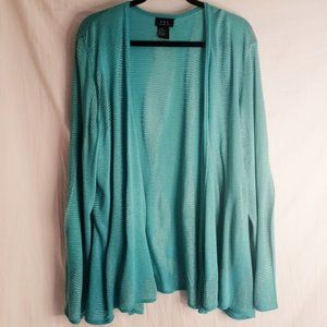 Womens 2X R Q T Wavelength Knit Cardigan Sweater